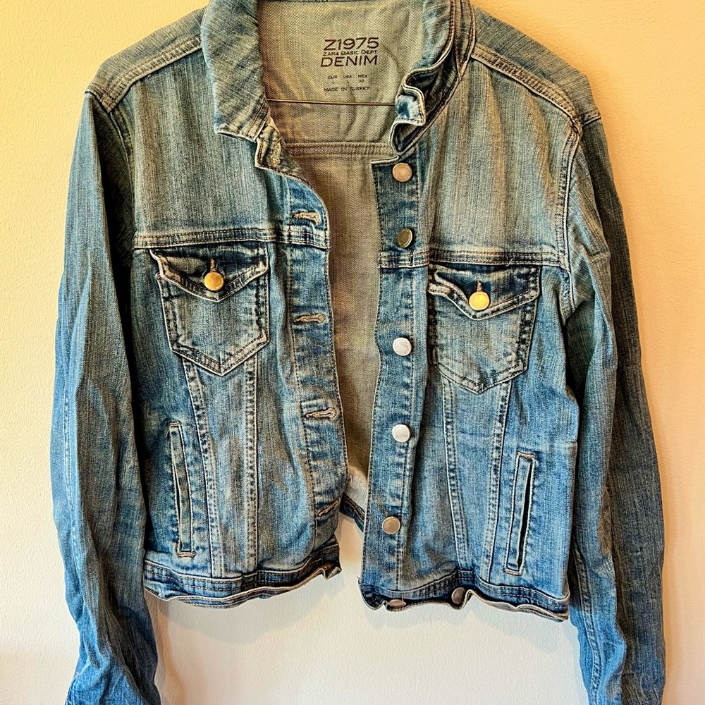 Zara Blue Jean Jacket